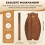 Wooden Board Cutting Board Cute Bear-Shaped Bread Tray Black Walnut Kitchen Board,Brown 7