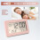 LED Digital Clock Electronic Digital Screen Desktop Clock for Home Office Backlight Snooze Data Calendar Clocks - 4