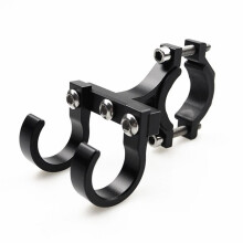 Electric Scooter Hooks Bike Shelf Tube Storage Hanger Buckle Hooks Ebikes Portable Double Helmet Rack Black