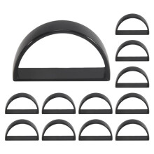Napkin Rings of 12,Napkin Rings Decor for Valentine,'S Day,Thanksgiving,Christmas,Anniversary Dinners Black