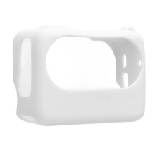 Silicone Camera Cover for GO 3S with Lens Cap & Lanyard White