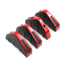 Car Rear Lower Bumper Wing Lip Diffuser, Anti-Crash Accessories Spoiler Protector, Rear Bumper Splitter Lip Wing , 4Pcs