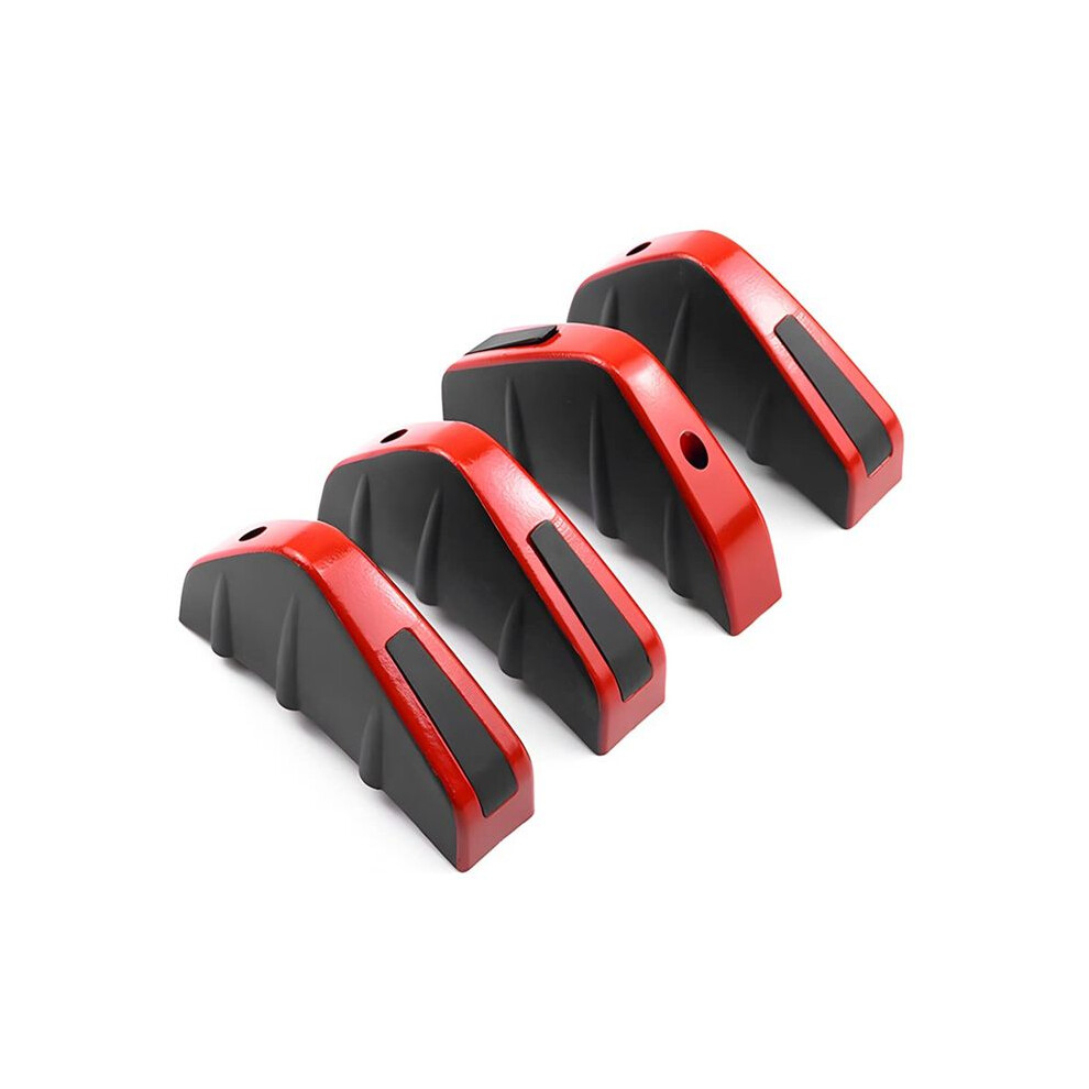 Car Rear Lower Bumper Wing Lip Diffuser, Anti-Crash Accessories Spoiler Protector, Rear Bumper Splitter Lip Wing 4Pcs 4712225236848