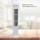 Ventilatore a torre senza pale 3 x AA USB - Compatto bianco 9