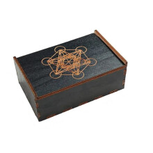 Tarot Card Case Vintage Wooden Trinket Box Jewelry Box Small Wood Vintage Multifunctional Box for Tarot Card Accessory E