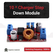 10st 5A  Till  Litiumbatteri Step Down Laddningskort Led Power Converter Litiumladdare Step Down Module XL4015