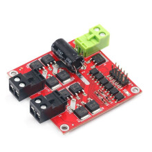 7A 160W Dubbel -Motordrivmodul Industriell Kvalitet Positiv Negativ PWM-Hastighet L298 Logic XY-160D