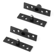 Stainless Steel Pivot Hinge Central and Offset-Axes Rotating Hinge 360 Degree Door for Wooden Doors Black