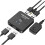 USB Printer Sharer 2-in 2-Out Printer Sharing Device USB Splitter Hub Converter for Keyboard Mouse USB Drive 1
