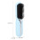 Peigne lisseur 1500mAh bleu ABS à double utilisation 2
