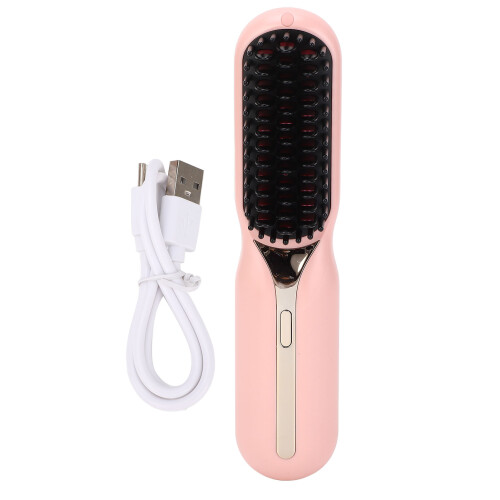 Haar-Glättungskamm Rosa 1500 mAh Eine Größe 2
