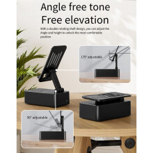 3 In1 Mobile Phone Holder Portable Foldable Mobile Phone Holder with Speaker Mobile Phone Charging