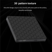 2in1 USB 3.0 C Slim Esterno DVD RW Masterizzatore CD Lettore Lettore Unità Ottiche per Laptop PC Masterizzatore DVD