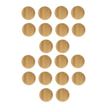 10Pcs Wine Glass Topper, 4Inch Wine Glass Charcuterie Topper Bamboo Wine Glass Topper Coasters