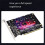 Hard Disk Expansion Card NVME Protocol Disk Array Card Mainboard PCI-E16X Slot to 4 NVME Solid State Drive Module 10