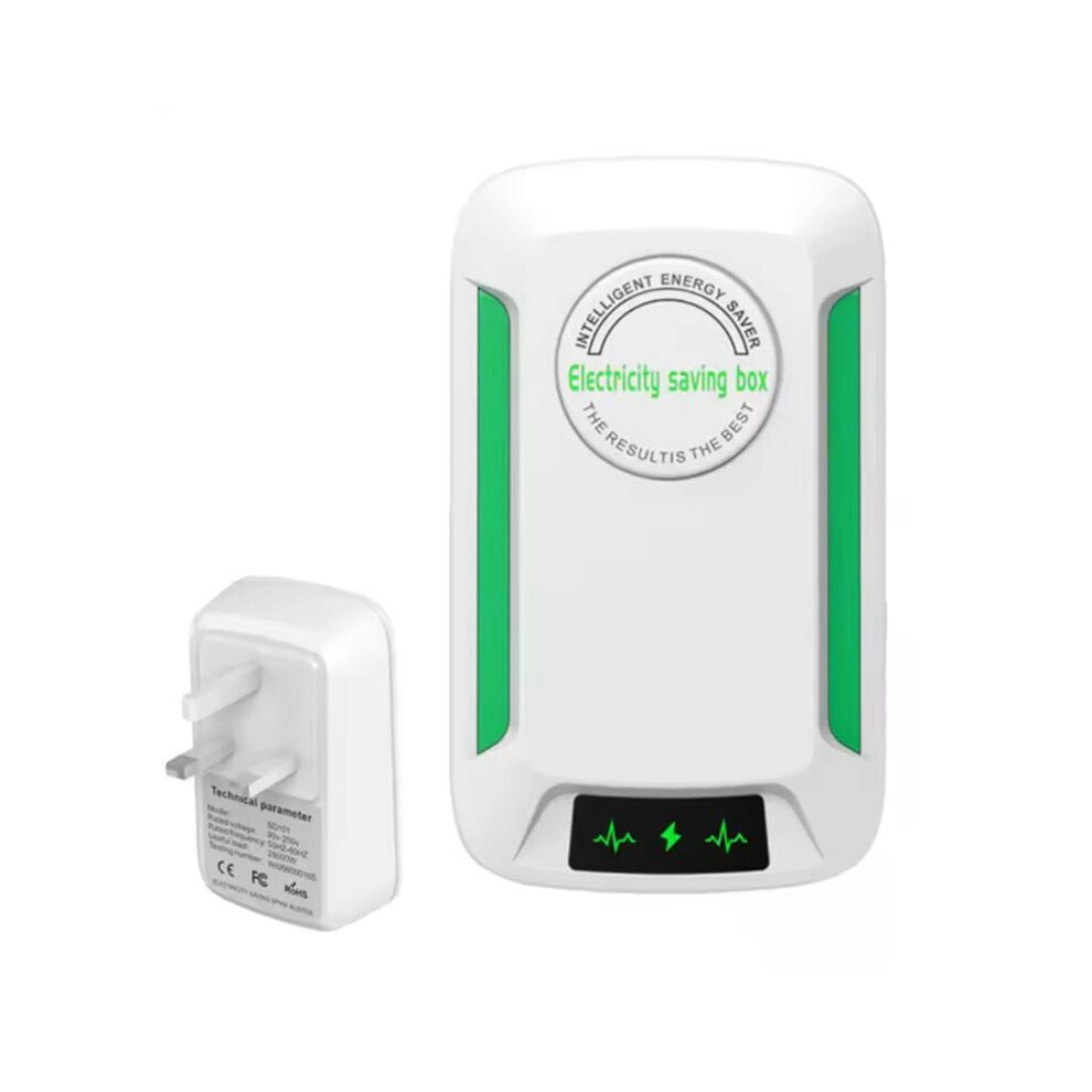 Household Appliance Saver 90V-250V Voltage Stabilizer Power Saver Saver Saving Device Electricity Saving Box (Uk) 6034255971758