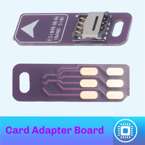 TPC ESIM to  SIM ESIM Card Adapter Conversion Board ESIM Lab Test Solderless Cable for 5x6mm Chips 2