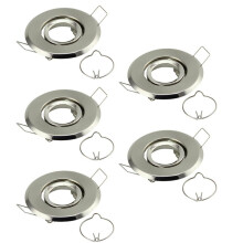 High Quality MR11 Bulb Holder Recessed LED Spotlights Frame Adjustable Ceiling Light Led Holders Cutout 45mm