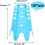 Simulator Tees, Indoor  Tees for Simulator, Practice  Mat Tees for Winter Turf and Driving Range 20Pcs 5