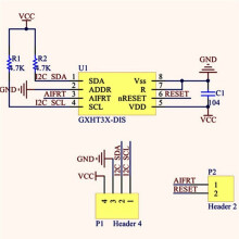 GXHT30-Modul SHT30 Digital Högprecisionssensor för Temperatur- och Luftfuktighetsmätning IIC I2C-Gränssnitt