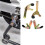 Wheel Support Frame Stand Motorcycle Swing Arm Lift Tripod Hooks U-Style Hook Fork Swingram Round 3