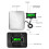 PS21 Digital Scale 200KG Electronic Postal Scale Stainless Steel Floor Scale LCD Backlight Display Portable Scale 6