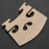 5 Pieces Pont de Violon de Taille Plein 4/4 En Érable Code Qin Accessoires de Violon 6