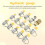 14Pcs Hydraulic Pressure Test Point Testing Coupling Adapter Set for Hydraulic System Kit 4