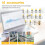 14Pcs Hydraulic Pressure Test Point Testing Coupling Adapter Set for Hydraulic System Kit 7
