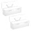 2Pcs Paint Storage Box  Storage Box Handle,30 Bottle Capacity Paint Storage Box for 2 Fluid Ounces Acrylic Paint 1