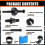 Power Steering Pulley Puller Installer Kit Vacuum/Water Pump Pulleys Installation Remover Tool Set 6