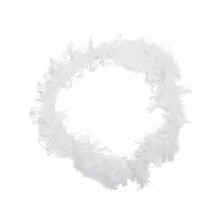 White Feather Boa Fluffy Decoration 6.6 Feet Long