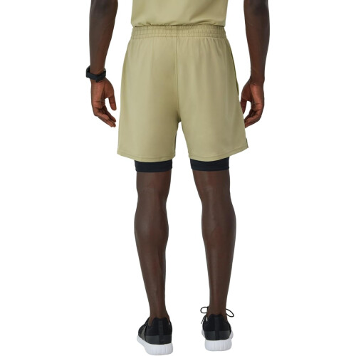 Hanes Mens Workout Shorts with Boxer Brief Liner 1