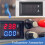 2Pcs Digital Voltmeter Ammeter  100V 10A Amp Voltage Current Meter Tester  + Red Dual LED Display Panel with Connect Wires 9