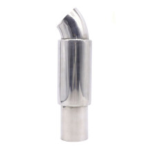 51mm Variable Exhaust Tip System Muffler Tail Pipe Silver Stainless Steel for Car Accessries Universal High Quality