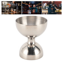 304 Stainless Steel Cocktail Jigger Double Head 2oz Capacity, 61x72x48mm