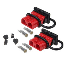 2st 6-10 Gauge Batteri Snabbkoppling/Koppla 50A 12-36V Batteribygelkabel Pluggkontaktsats Batterisnabbkontakt