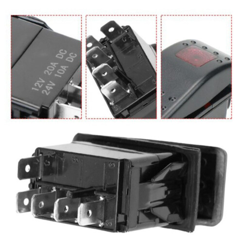 308-1062 Indicator Light  Generator Remote Start  Rocker  for RV Onan