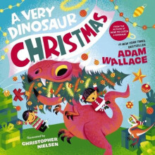 A Very Dinosaur Christmas by Adam Wallace Hardcover Book