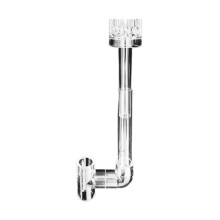 Clear Aquarium Skimmer Pipe Spins Surface Inflow Outflow Water Plant Tank Filter Cleaning Fish Tank Accessories 20mm