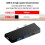 Type-C Dock Splitter Laptop PD Charger Type-C USB Hub Adapter 4K -Compatible High Speed for  Surface Pro 8 7