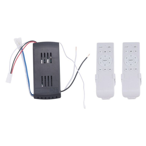 Universal Ceiling Fan Remote Control Kit 30W 6Speed Timing Function Replacement Remote for  Ceiling Fans & Lights