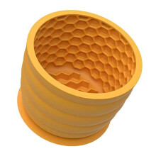 Hund Slow Feeder Lick Bowl 620 Ml Djurmatskålar Interaktiva Hundmatningsskålar med Sugkoppar för Husdjur
