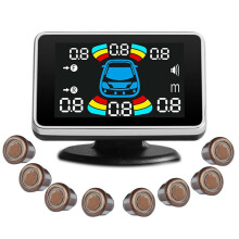 8 Parksensoren Parktronic Auto KFZ Rückfahrradar Elektronik Heckscheibenwarnanlage Rückfahrassistent Summer C