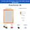 7.3 Inch Color E-Ink Display E-Paper Screen Solid Wood Frame Ultra-Long Standby 800x480 E-Ink Photo Painter Frame 7
