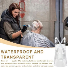 Transparante Schort, Waterdicht en Oliebestendig, Vaatwasserbestendig, Zware Schort, Verstelbare Slab, Keukenapparatuur voor Huisvrouwen, Mannen en
