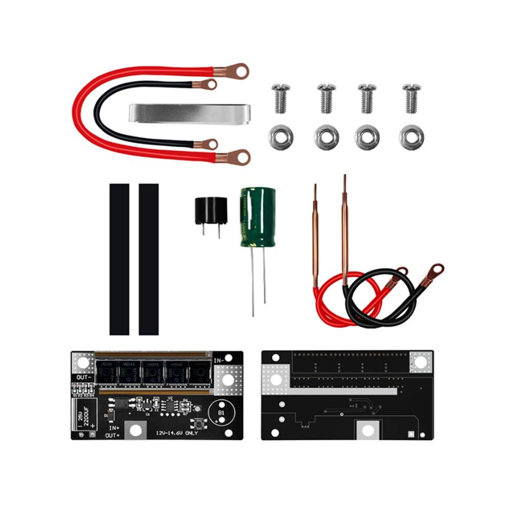 Diy Portable Battery Storage Spot Set, 12V Unassembled Battery Storage Solder Circuit Board 4762775780377