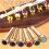 6pcs Brass Bridge Pins for Acoustic Guitars Fixed String Nails for 6 & 12 String Instruments Enhanced Tone & Stability 2