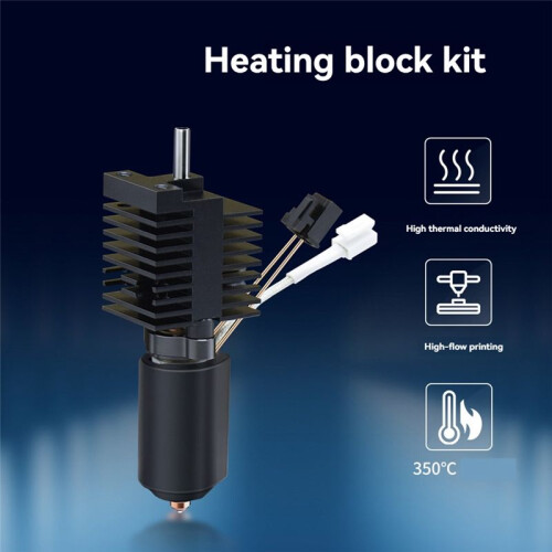For    Ceramic Heating Block Kit Quick-Swap All-Metal Design Enhanced Precision for 3D Printer Accessories 2