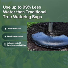 30+ Days Tree Watering Mat, Automatically Replenishes Rainwater,Slowly Releases Root Balls, Prevents Over-Watering